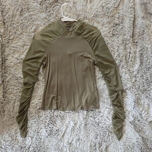 SHEIN Sage Long Sleeve Women's Top